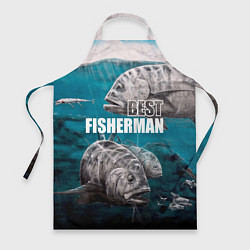 Фартук кулинарный Best fisherman, цвет: 3D-принт