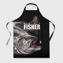 Фартук кулинарный Лучший рыбак, цвет: 3D-принт