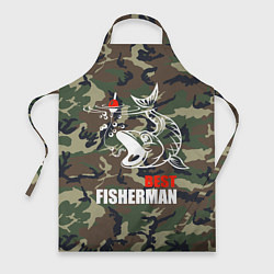 Фартук кулинарный Best fisherman, цвет: 3D-принт