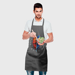 Фартук кулинарный Игроки Покемонов, цвет: 3D-принт — фото 2