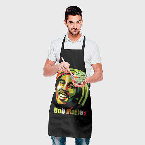 Фартук Bob Marley Smile / 3D-принт – фото 2