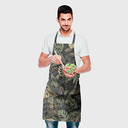 Фартук кулинарный Тропический камуфляж, цвет: 3D-принт — фото 2