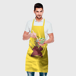 Фартук кулинарный Гомер-болельщик, цвет: 3D-принт — фото 2