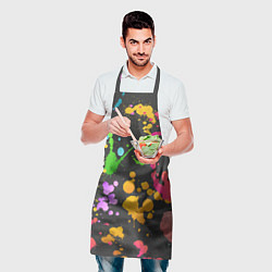 Фартук кулинарный Игра красок, цвет: 3D-принт — фото 2