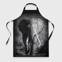 Фартук кулинарный Бегущий слон, цвет: 3D-принт