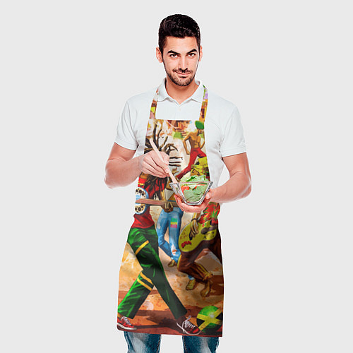 Фартук Боб Марли - вечеринка / 3D-принт – фото 2