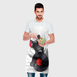 Фартук кулинарный DJ бульдог, цвет: 3D-принт — фото 2