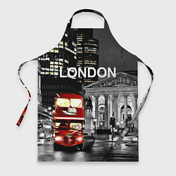 Фартук кулинарный Лондон - ночной автобус, цвет: 3D-принт