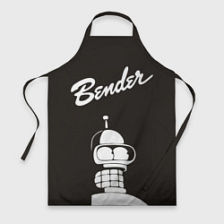 Фартук кулинарный Bender Retro, цвет: 3D-принт