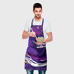 Фартук кулинарный Фиолетовый акрил, цвет: 3D-принт — фото 2