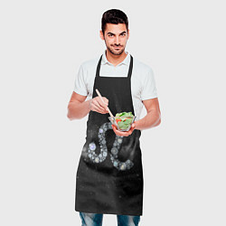 Фартук кулинарный Космический Лев, цвет: 3D-принт — фото 2