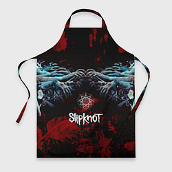 Фартук кулинарный Slipknot руки зомби, цвет: 3D-принт