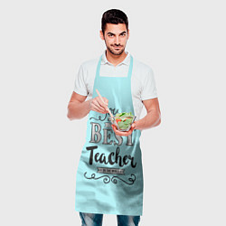 Фартук кулинарный Лучший учитель, цвет: 3D-принт — фото 2
