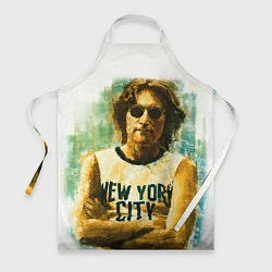 Фартук кулинарный John Lennon: New York, цвет: 3D-принт