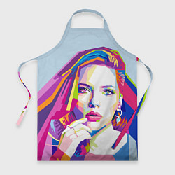 Фартук кулинарный Scarlett Johansson, цвет: 3D-принт