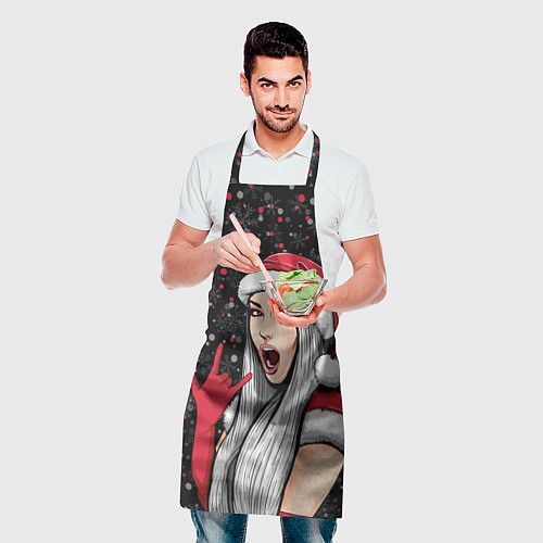 Фартук Снегурочка / 3D-принт – фото 2