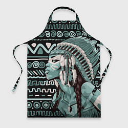 Фартук Девушка индианка в роуче