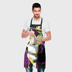 Фартук кулинарный Jon Bon Jovi Art, цвет: 3D-принт — фото 2