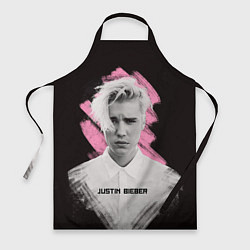 Фартук кулинарный Justin Bieber: Pink Splash, цвет: 3D-принт