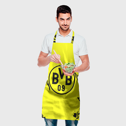 Фартук FC Borussia Dortmund: Yellow & Black / 3D-принт – фото 2