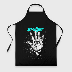 Фартук кулинарный Skillet: Sick of it, цвет: 3D-принт