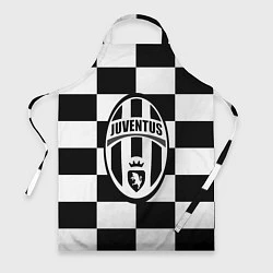 Фартук кулинарный FC Juventus: W&B Grid, цвет: 3D-принт