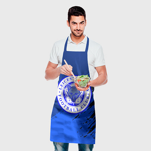 Фартук FC Leicester: Abstract style / 3D-принт – фото 2