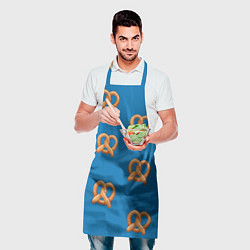 Фартук кулинарный Любитель крендельков, цвет: 3D-принт — фото 2