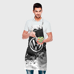 Фартук кулинарный Volkswagen: Black Spray, цвет: 3D-принт — фото 2