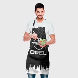 Фартук кулинарный Opel: Black Side, цвет: 3D-принт — фото 2