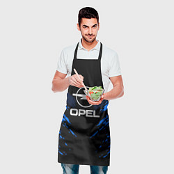 Фартук кулинарный Opel: Blue Anger, цвет: 3D-принт — фото 2