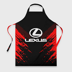 Фартук кулинарный Lexus: Red Anger, цвет: 3D-принт