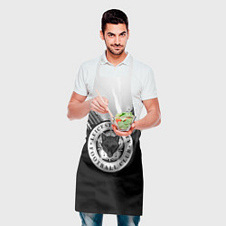 Фартук кулинарный FC Leicester City: Black Style, цвет: 3D-принт — фото 2
