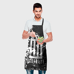 Фартук кулинарный Paramore: Black & White, цвет: 3D-принт — фото 2