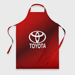 Фартук кулинарный Toyota: Red Carbon, цвет: 3D-принт