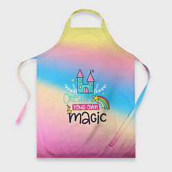 Фартук кулинарный Create your own magic, цвет: 3D-принт