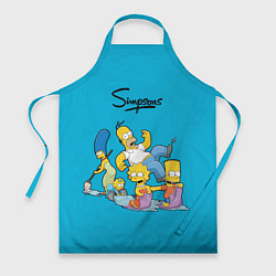 Фартук кулинарный Семейка Симпсонов, цвет: 3D-принт
