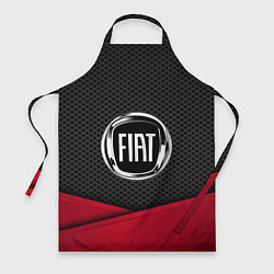 Фартук кулинарный Fiat: Grey Carbon, цвет: 3D-принт