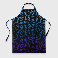 Фартук кулинарный Blue Runes, цвет: 3D-принт