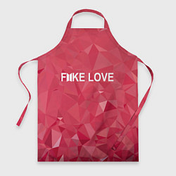 Фартук кулинарный BTS: Fake Love, цвет: 3D-принт