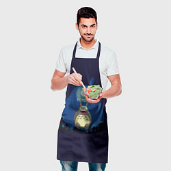 Фартук кулинарный Ночной Тоторо, цвет: 3D-принт — фото 2