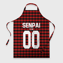 Фартук Senpai 00: Red Grid