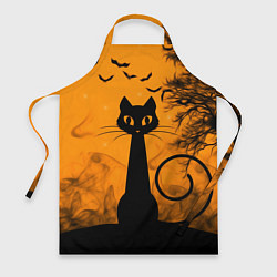 Фартук кулинарный Halloween Cat, цвет: 3D-принт