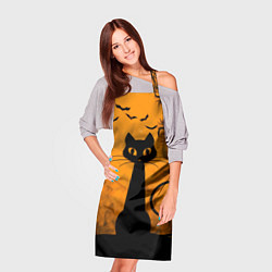 Фартук кулинарный Halloween Cat, цвет: 3D-принт — фото 2