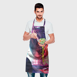 Фартук кулинарный Cyberpunk 2077, цвет: 3D-принт — фото 2