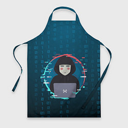 Фартук кулинарный Anonymous hacker, цвет: 3D-принт