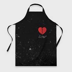 Фартук кулинарный Lil Peep: Broken Heart, цвет: 3D-принт