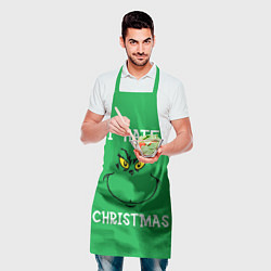 Фартук кулинарный I hate christmas, цвет: 3D-принт — фото 2