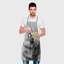 Фартук кулинарный ASAP Rocky: Grey Fashion, цвет: 3D-принт — фото 2