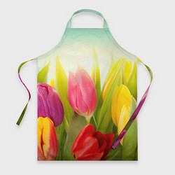 Фартук Цветущие тюльпаны